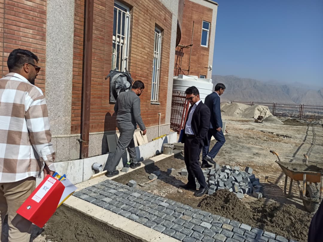 بازدید از پیشرفت عملیات اجرایی پروژه تعمیرات اساسی مرکز رشد گچساران