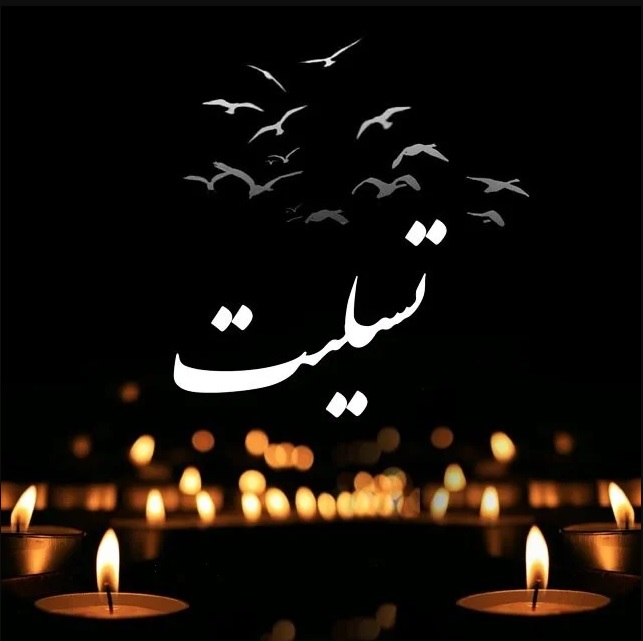 پیام تسلیت به ضایعه درگذشت خانم مهندس مریم رضایی نخبه هم استانی